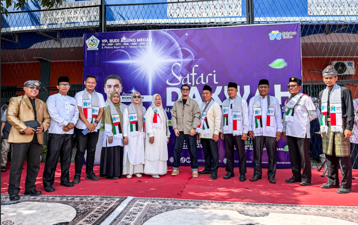 Safari Dakwah Yayasan perguruan Budi Agung Medan Hadirkan Ricky Harun dalam Peringatan Maulid Nabi Muhammad SAW